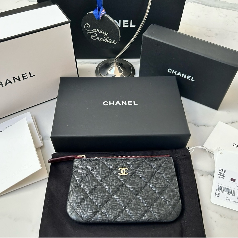 Chanel mini o pouch - brand new